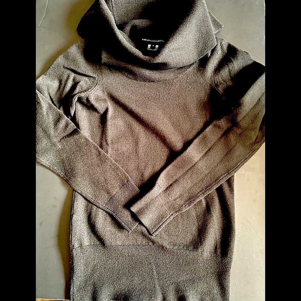 French Connection Black Sweater SOFT!!!! I THINK it’s cashmere but I’m not sure